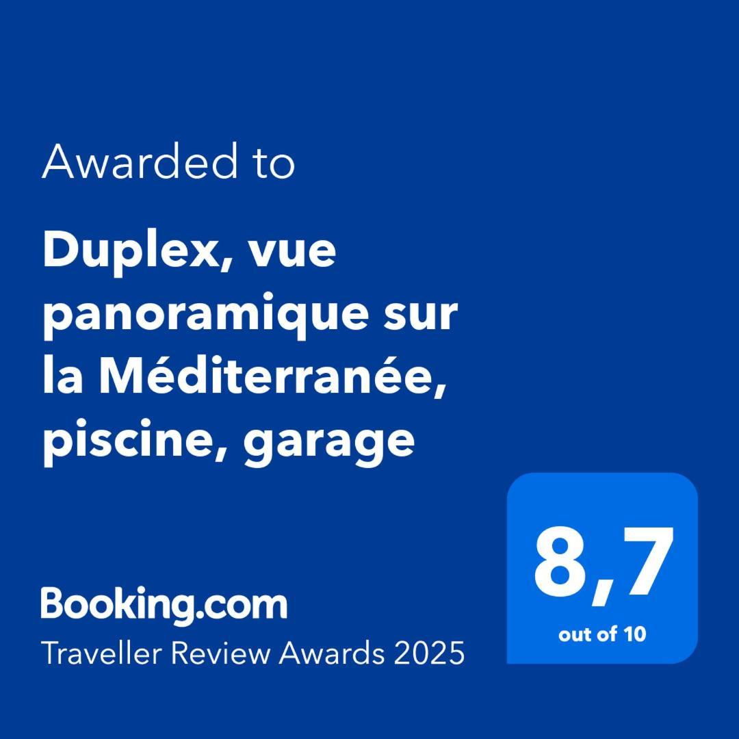 Duplex, Vue Panoramique Sur La Mediterranee, Piscine, Garage Saint-Raphaël Exteriér fotografie
